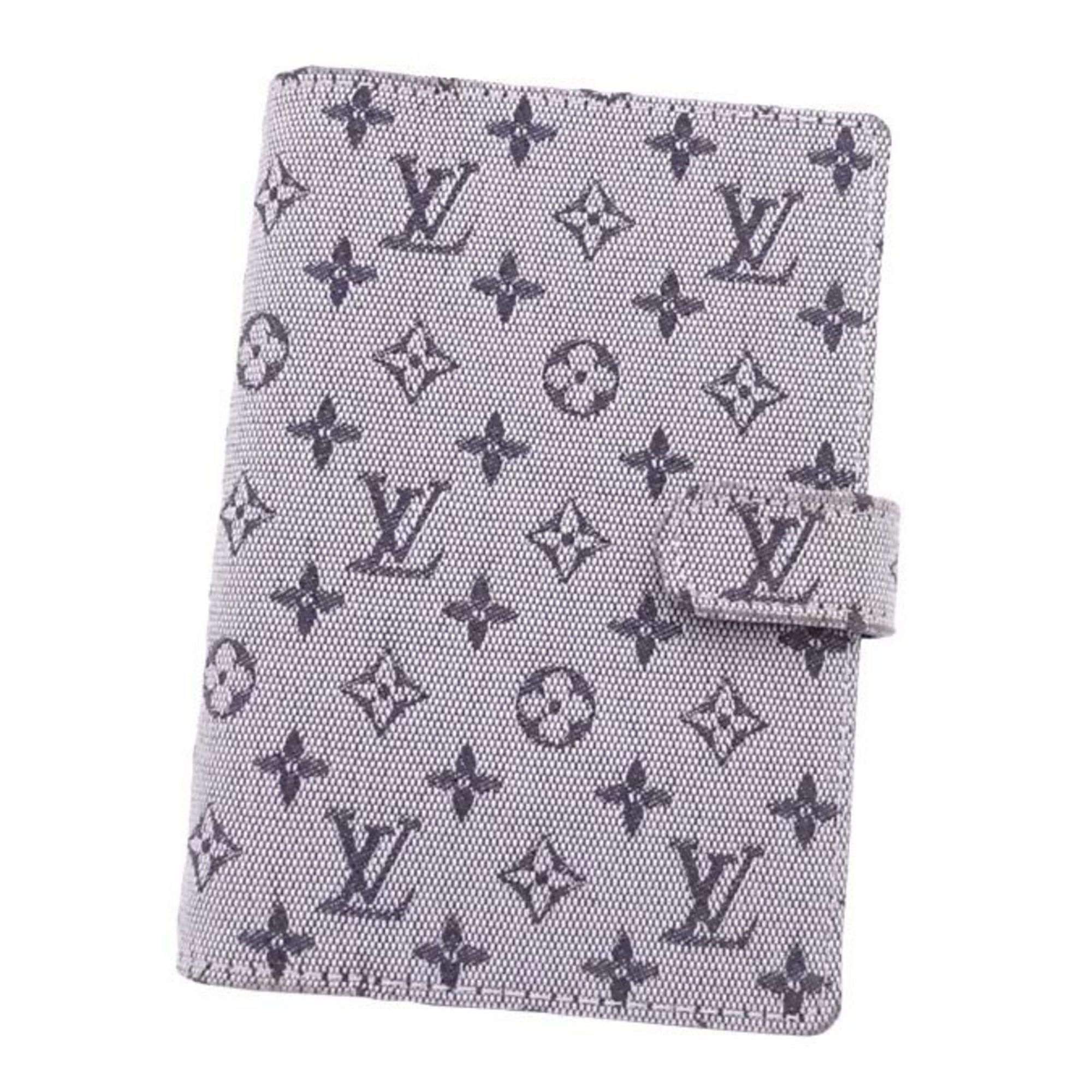 Louis Vuitton Notebook Cover Monogram Minilan Navy Canvas Agenda R20910